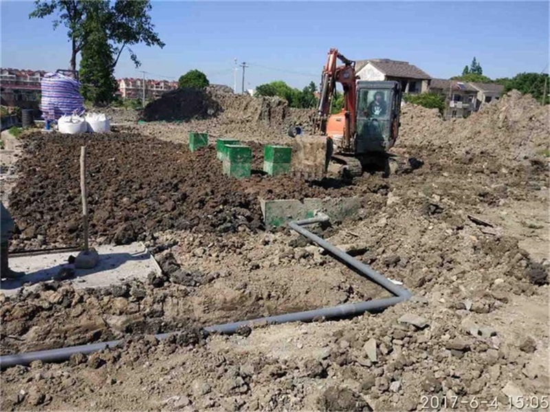 成都市成灌高速石家橋收費站AB區(qū)，地埋式生活污水處理系統(tǒng)